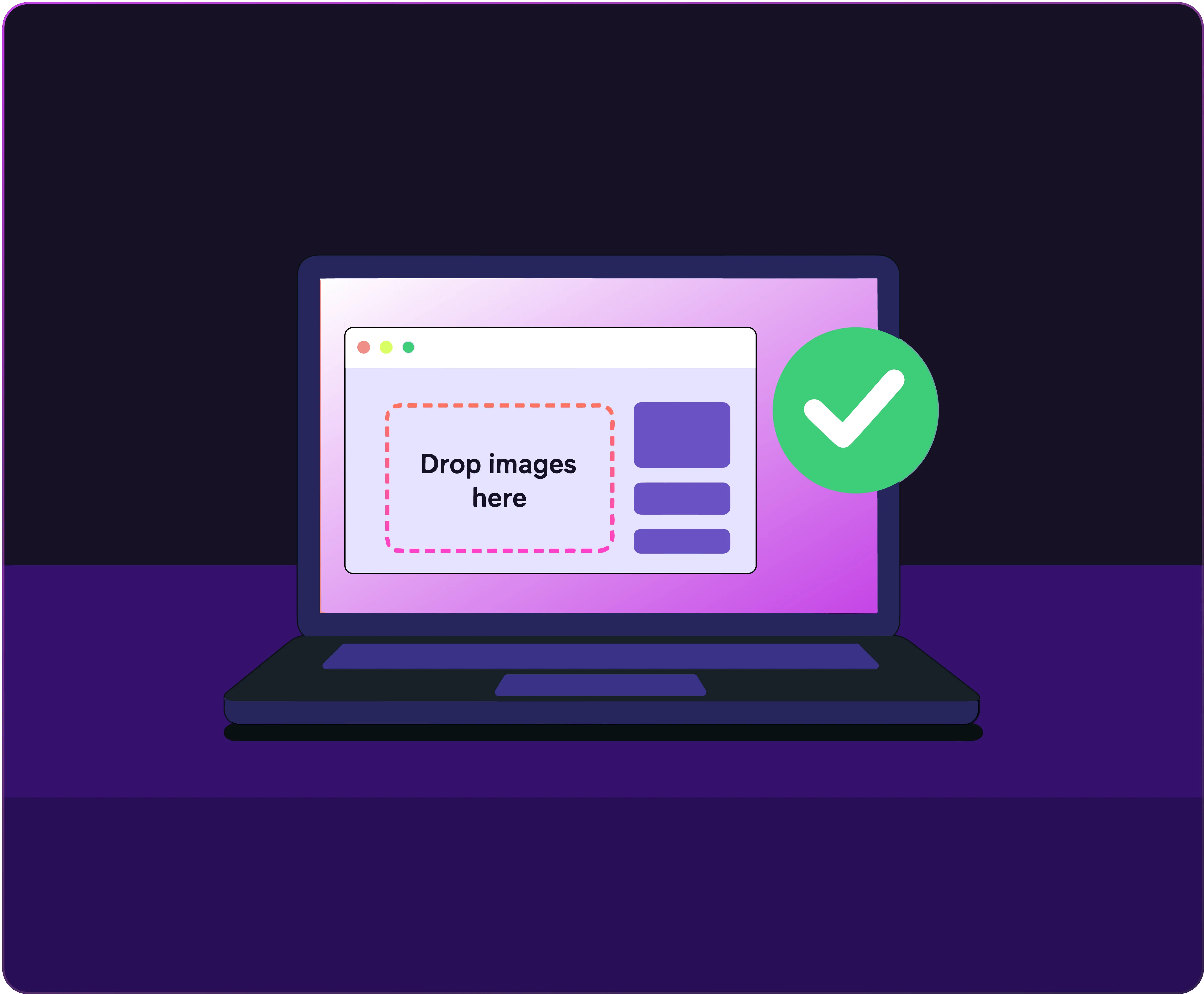 Illustration of uploading images to Imgur with an Imgur VPN, highlighting safe and unrestricted access.